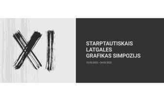 An international graphic art symposium kicks off in Daugavpils with the opening of an exhibition by Vitolds Svirskis