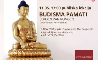 Latvijas budistu draudze aicina uz publisko lekciju “Budisma pamati” Daugavpilī