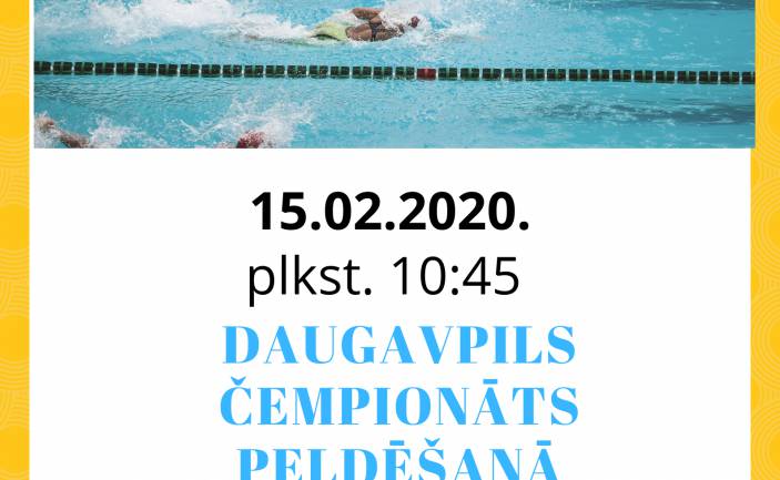 Daugavpils čempionāts peldēšanā