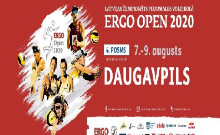 Latvijas čempionāts pludmales volejbolā, ERGO OPEN 2020