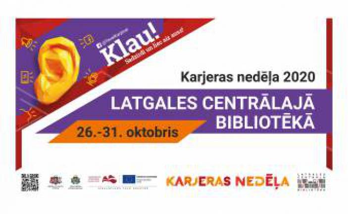 KARJERAS NEDĒĻA LATGALES CENTRĀLAJĀ BIBLIOTĒKĀ UN FILIĀLĒS