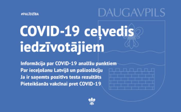 COVID-19 ceļvedis iedzīvotājiem