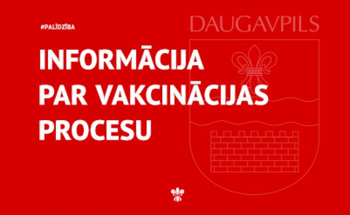 Informācija par vakcinācijas procesu