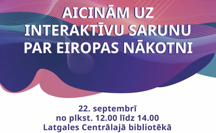 Saruna par Eiropas nākotni un digitālajiem izaicinājumiem Latgales Centrālā bibliotēkā