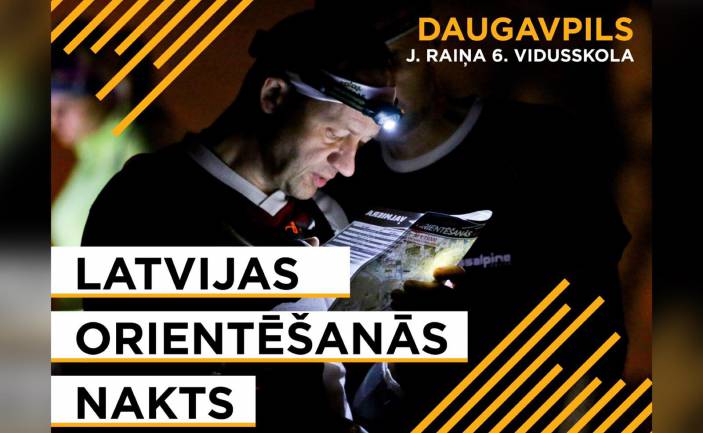 Daugavpilī Latvijas orientēšanās nakts