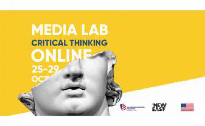 Tiešsaistes medijpratības projekts jauniešiem “MediaLab Critical Thinking”,