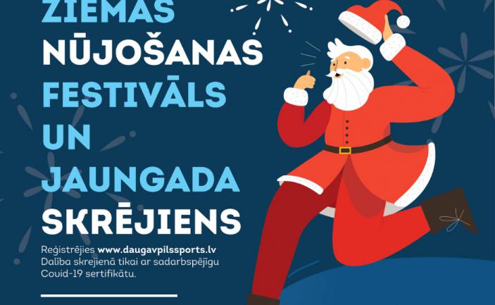 Jaungada skrējiens un Ziemas nūjošanas festivāls