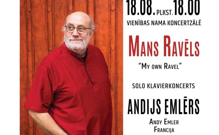 Muzikālais augusts Daugavpilī.  ANDIJA EMLĒRA SOLO KLAVIERKONCERTS 