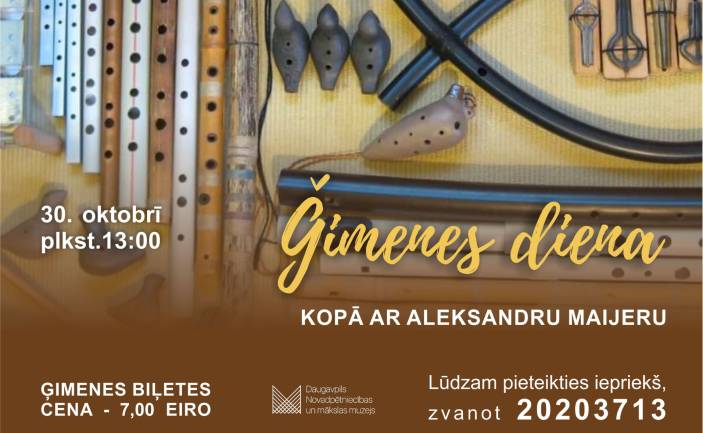 Ģimenes diena Daugavpils Novadpētniecības un mākslas muzejā