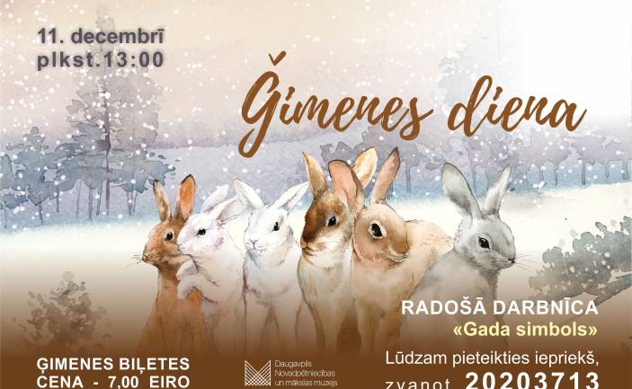 Ģimenes dienas radošā darbnīca muzejā