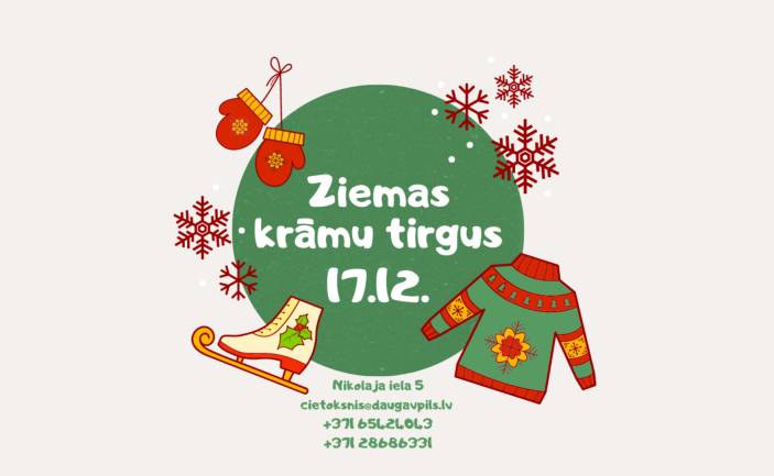 Ziemas krāmu tirgus Daugavpils cietoksnī