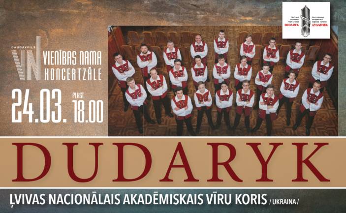 Ukrainas Nacionālā akadēmiskā vīru kora “Dudaryk” labdarības koncerts