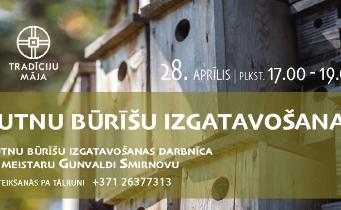 Putnu būrīšu izgatavošana