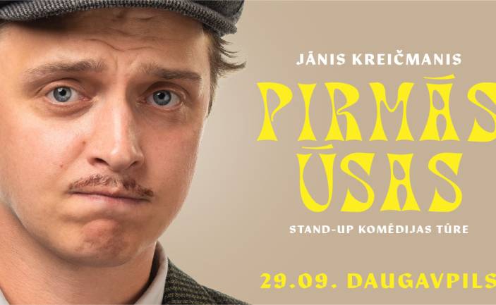 Stand-up komēdijas izrāde “Pirmās ūsas”