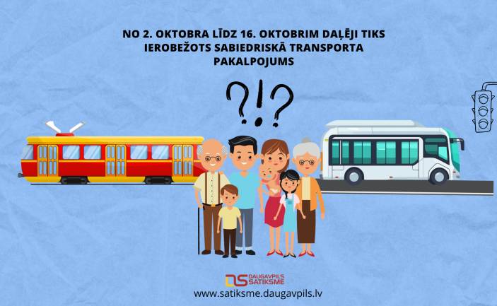 Oktobra sākumā Daugavpilī nekursēs tramvaji