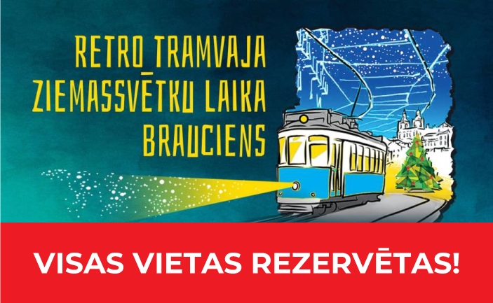 Brauciens ar Retro tramvaju “Šis skaistais brīnumu laiks!”