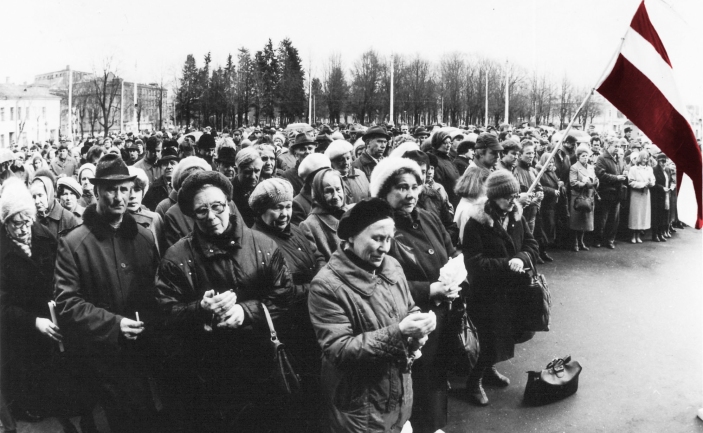 1991. gada janvāra barikāžu aizstāvju atceres dienas pasākums „Barikādēm 34”