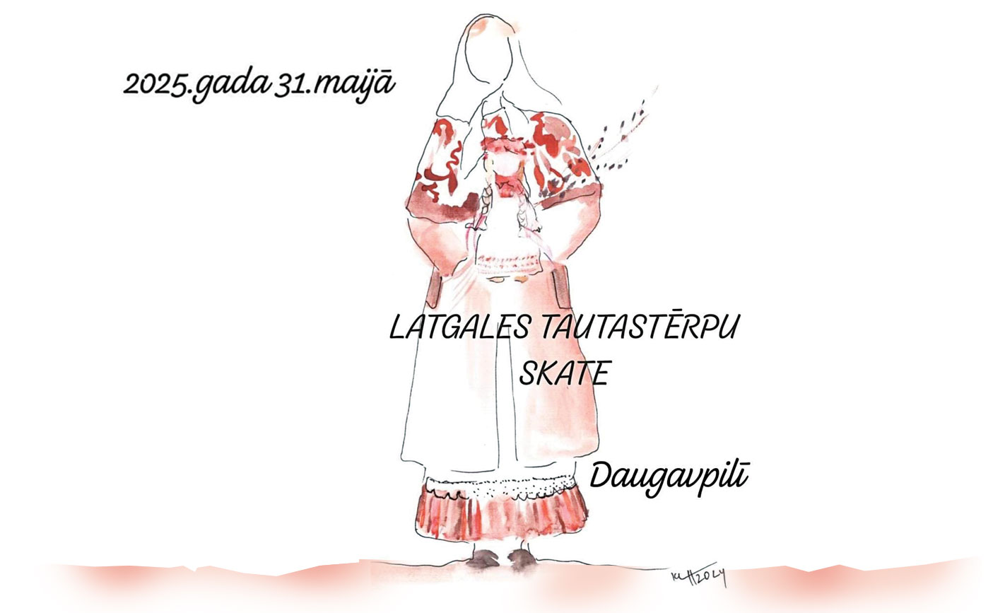 Latgales tautastērpu skate d