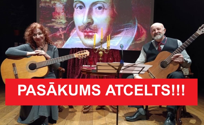 ATCELTS: Literāri muzikāls vakars “Viljama Šekspīra soneti”