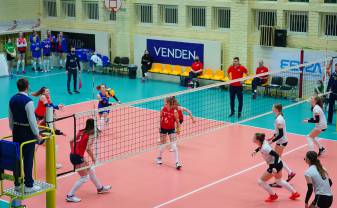Eiropas čempionāta kvalifikācijas pirmā kārta volejbolā meitenēm U-16 vecuma grupā. Baltkrievija-Latvija