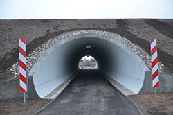 Daugavpils autotransporta mezgla (Vidzemes, Piekrastes, A.Pumpura un Višķu ielu rajonā esošo ceļu rekonstrukcija C daļa) - Gājēju tuneļu izveide zem dzelzceļa pārvada Vidzemes ielā (transporta mezgla rajonā) un Vidzemes ielas rekonstrukcija dzelzceļa pārvada rajonā, Daugavpilī