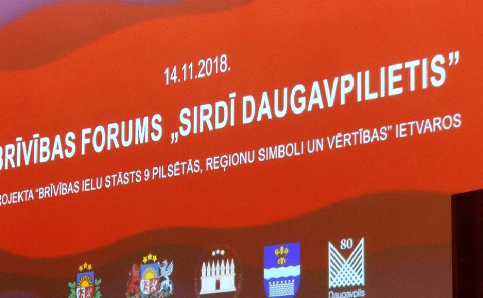 Daugavpilī norisinājās Brīvības forums „Sirdī daugavpilietis”