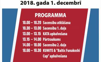 KARATĒ TURNĪRS “BALTIC FUNAKOSHI CUP” KARATĒ TURNĪRS “BALTIC FUNAKOSHI CUP”