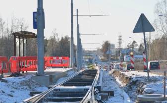 Новые трамвайные вагоны в Даугавпилсе будут курсировать по новым путям