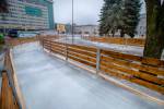 Slidotava Vienības laukumā sāks darboties 8. decembra vakarā 2