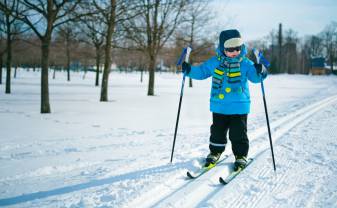 Bezmaksas slēpošanas nodarbības bērniem