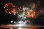 Новый год в Даугавпилсе ознаменовал зрелищный салют на набережной 10