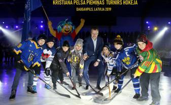 Даугавпилсская команда – серебряный призер хоккейного турнира памяти К. Пельша