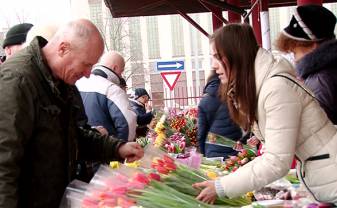 О местах торговли цветами в Даугавпилсе 7-8 марта
