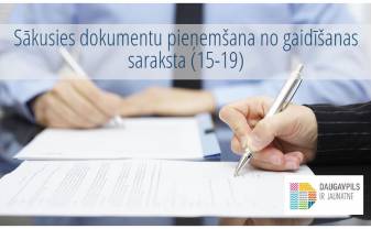 Dokumentu pieņemšana uz vasaras darbu no gaidīšanas sarakstā esošajiem jauniešiem