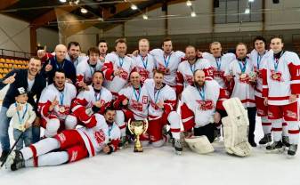 Daugavpils hokeja čempionāta labākās komandas- “Saskaņa” un “Latgales Alus”