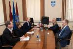 ASV vēstniece Nensija Petita tikās ar Daugavpils Domes priekšsēdētāju Andreju Elksniņu 1