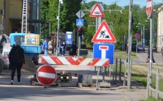 Satiksmes ierobežojumi Tirgoņu un Ventspils ielās