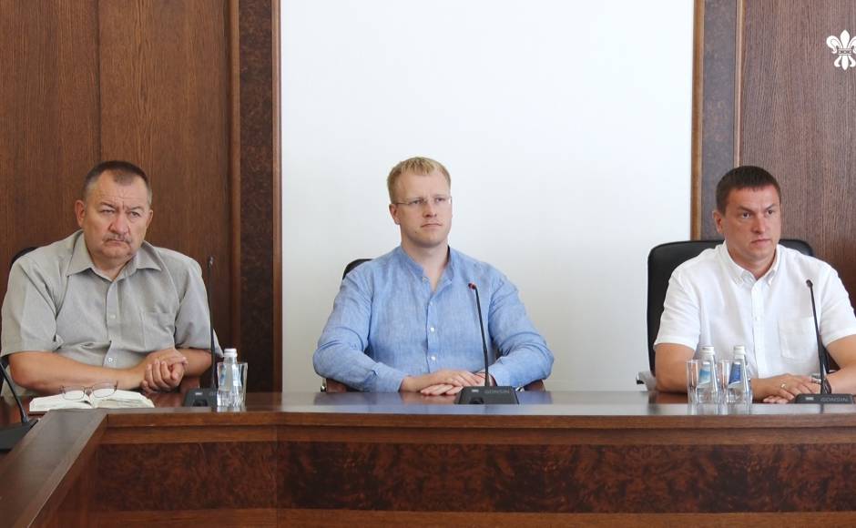 Очередная пресс-конференция в Даугавпилсской городской думе 25 июня