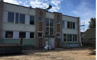 Turpinās būvdarbi pirmsskolas izglītības iestādes Nr. 28 ēkā
