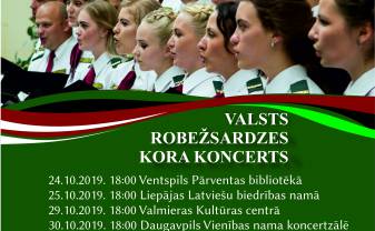 Daugavpilī uzstāsies Valsts robežsardzes koris Daugavpilī uzstāsies Valsts robežsardzes koris