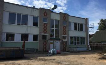 Turpinās būvdarbi pirmsskolas izglītības iestādes Nr. 28 ēkā