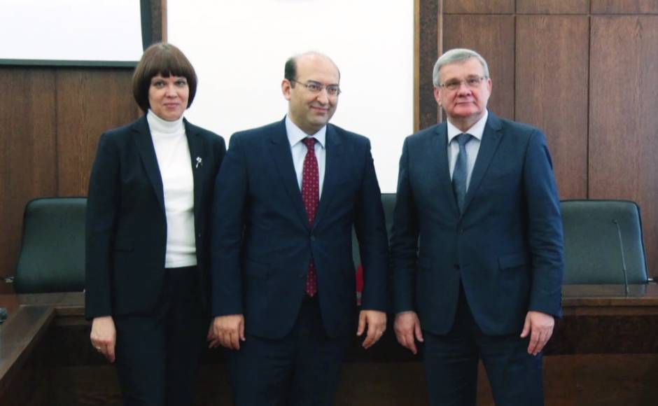 Даугавпилс посетил посол Армении в странах Балтии