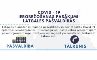Par COVID-19 ierobežošanas pasākumiem Latgales pašvaldībās