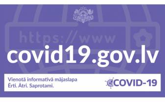 Izveidota speciāla vietne par COVID-19 izplatību Latvijā Izveidota speciāla vietne par COVID-19 izplatību Latvijā