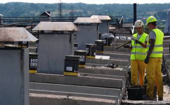 Jauns DDzKSU pakalpojums - jumta seguma remonts ar poliuretānu