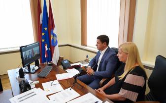 Daugavpils un Harbinas vadība tiešsaistē apsprieda sadarbības paplašināšanas iespējas