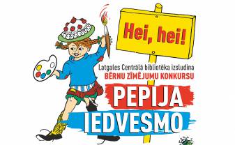 Bibliotēka rīko bērnu zīmējumu konkursu “Pepija iedvesmo”