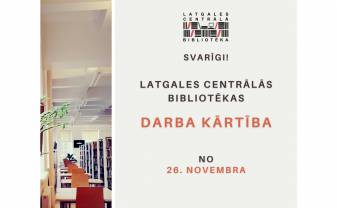 Atjaunota informācija par bibliotēkas darbu ārkārtējās situācijas laikā