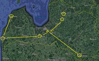 Valsts svētkos Latvijas un sabiedroto bruņoto spēku gaisa kuģi veic pārlidojumus virs Latvijas pilsētām