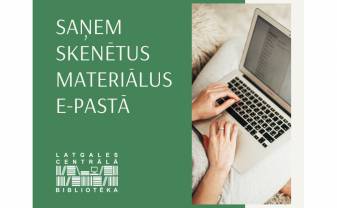 Bibliotēka piedāvā saņemt e-pastā skenētus iespieddarbu fragmentus